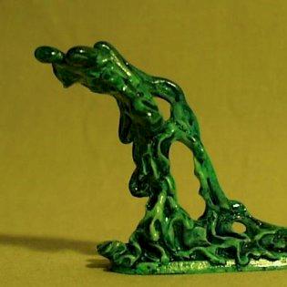 Green Slime (Ral Partha) by Craftergoddess