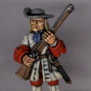 A musket carrying man by foxmulder88