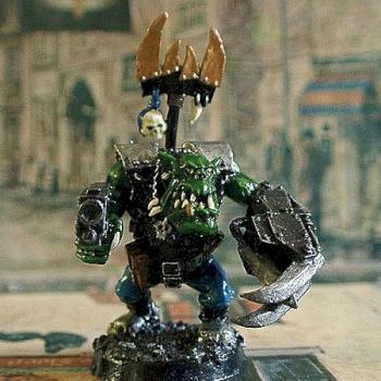 Ork Skarboyz Nob by Grimtoof