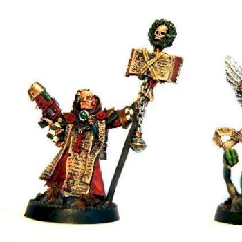 Inquisitorial Henchman and Cherub by S. Devare