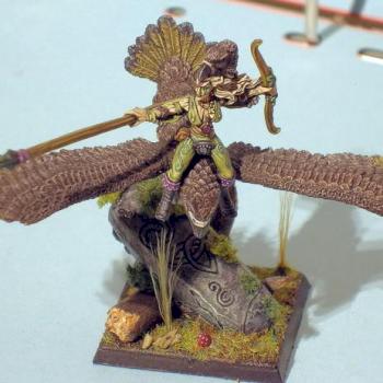 Wood Elf Mounted Eagle by pippin