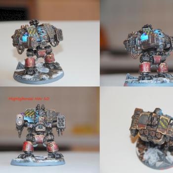 Iron Warrior Dreadnought Cybot by Mightybonsai