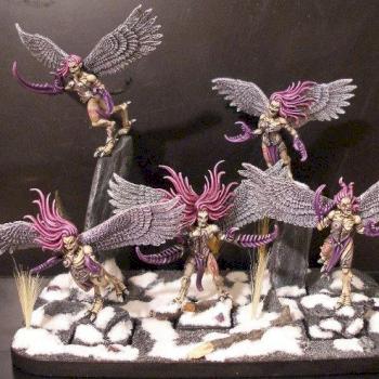 Dark Elf Harpies by pippin