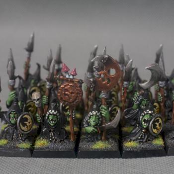 Orcs&Goblins Night goblins with spears by PeJot