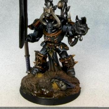 Black legion Standard bearer conversion by Flameon