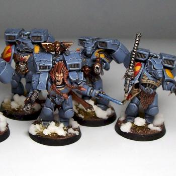 Space Wolves Skyclaws Squad 1 by Wickedcarrot