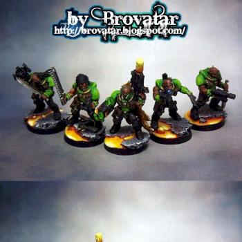 Salamander Chapter Scouts by Brovatar