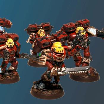 Blood Angels Assault squad by Mr_Johnson