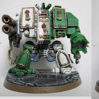 Space Marine Dreadnought - Second Company, Scions of Guilliman by RGilbert26