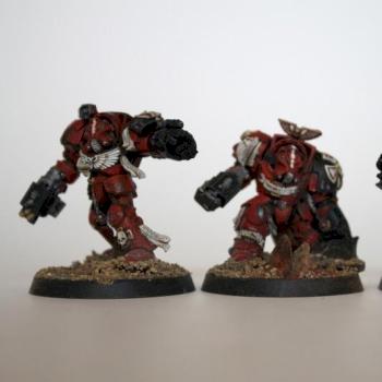 Blood angels space hulk trio by Kabal_of_Blood