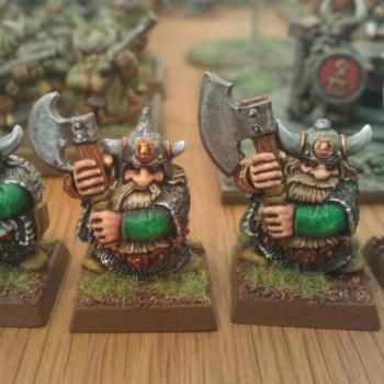 Dwarf warriors by millarm