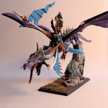 High Elves Prince on Dragon by Zakk83