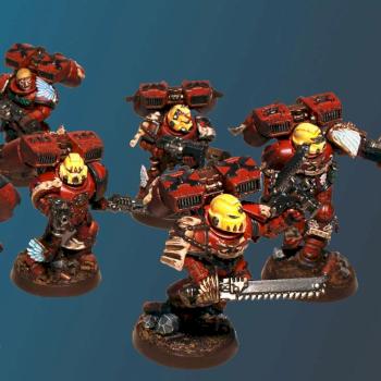 Blood Angels Assault squad by Mr_Johnson