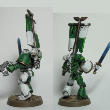 Space Marine Standard Bearer - Second Company Command Squad - Scions of Guilliman by RGilbert26