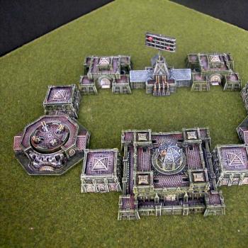 Dystopian Wars Fortifications by AndyT