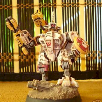 Tau Commander in Battlesuit by kettilman