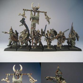 PROPAINTED 12 NEW SKELETONS - CHOOSE BASES FINISH FOR FREE by goblin1980