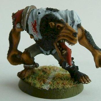 blood bowl werewolf by Prockape1