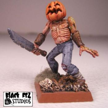 Pumpkinhead Zombie 1 by blackfezstudios