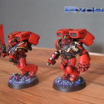 Blood Angels assault marines by RYCHU666