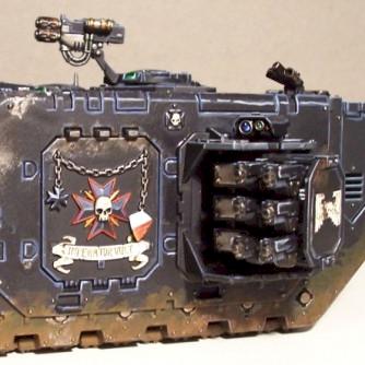 Black Templar Land Raider Crusader by KPDoerfler