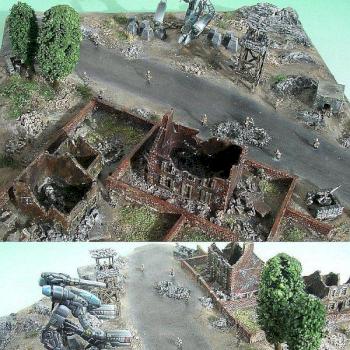 Battletech Diorama (improved with your hints) by shadow cb