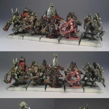 PROPAINTED 10 NEW GHOULS - CHOOSE BASES FINISH FOR FREE by goblin1980