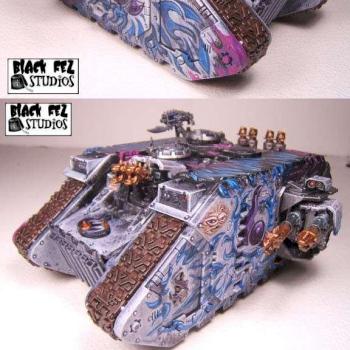 Custom Tzeentch Land Raider by blackfezstudios