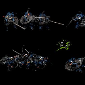 Warhammer 40K Shadowspear Ultramarines Vanguard Suppressor by CroWarGamePainting