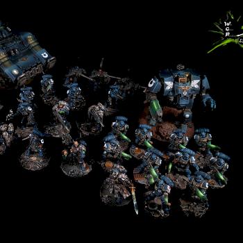 Warhammer 40K Shadowspear Ultramarines + reinforcements army by CroWarGamePainting