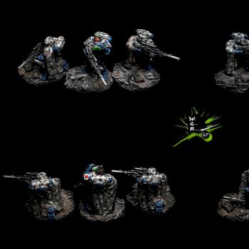 Warhammer 40K Shadowspear Ultramarines Vanguard Eliminators by CroWarGamePainting