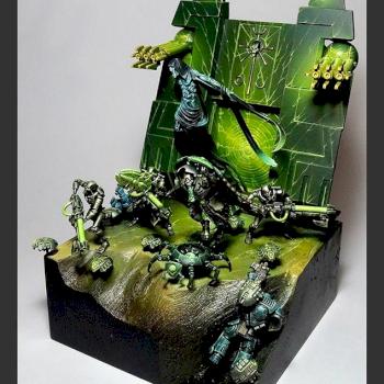 Necron's Pandemonium - Silver at Golden Demon 2019 by amon chakai