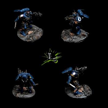 Warhammer 40K Shadowspear Ultramarines LT by CroWarGamePainting