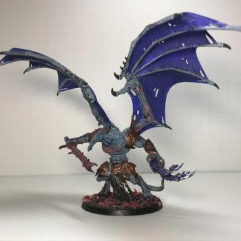 Daemon Prince of Tzeentch by Ziphoneon