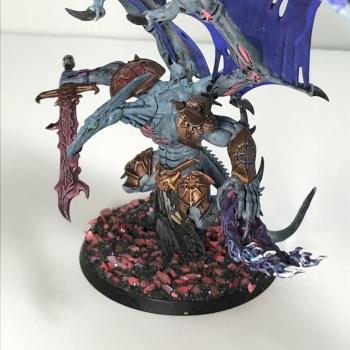 Daemon Prince of Tzeentch by Ziphoneon