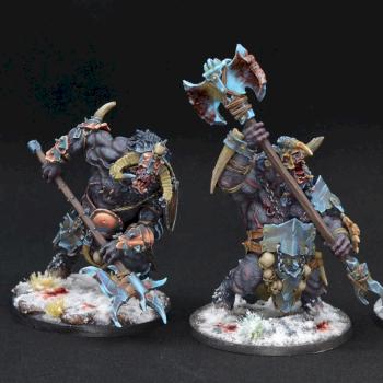 Minotaurs with Two Handed Weapons by Malice Unhuman