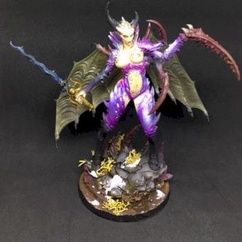 LADY OF CORRUPTION SLAANESH by juanlurockerman