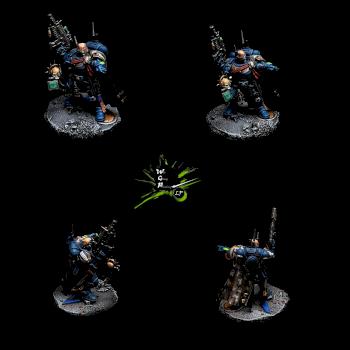 Warhammer 40K Shadowspear Ultramarines Phobos Captain by CroWarGamePainting