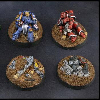 Space Marine Casualty Objective Markers by TheDoctor