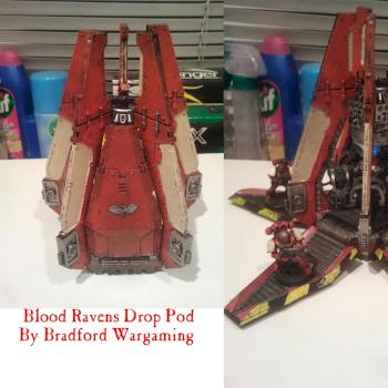 Blood Ravens Drop Pod by Chris Thompson