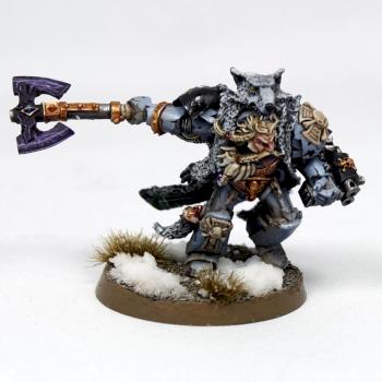 Logan Grimnar of Space Wolves by munger