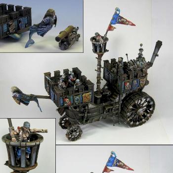 Empire Land Ship: Bronze Large Creature Games Day 2011 by Wappellious