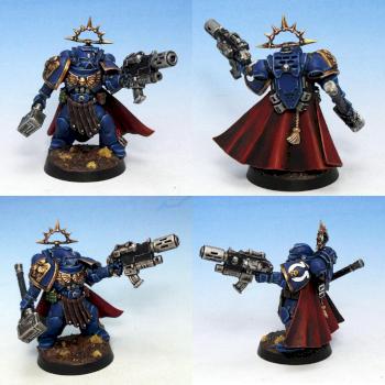 Ultramarines Captain by Wickedcarrot