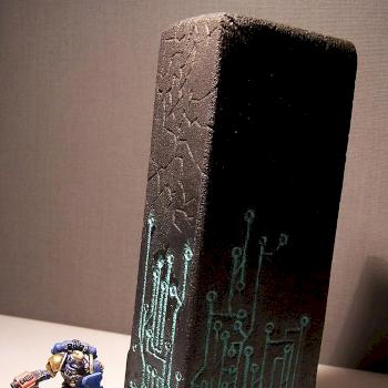 Necron Monolith (backside) by philydorf