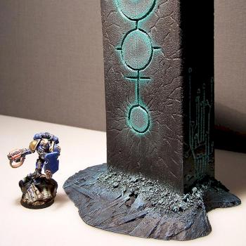 Necron Monolith by philydorf