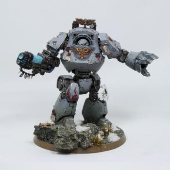 Space Wolves Contemptor Dreadnought by munger