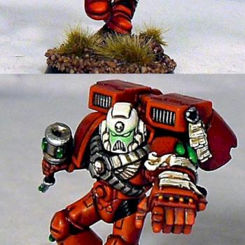 Blood Angels Sanguinary Priest by MrPickles