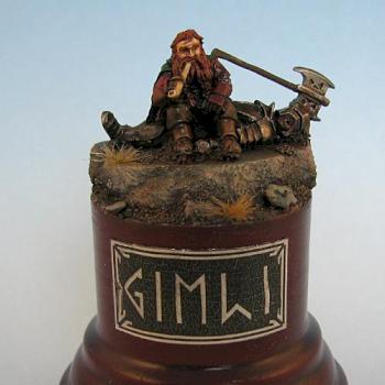 Gimli at Helm's Deep by green stuff