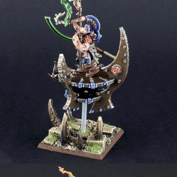 Chaos Tzeentch Hero BSB on Disc by dargo000