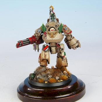 Deathwing Contemptor Dreadnought by meanbeautiful